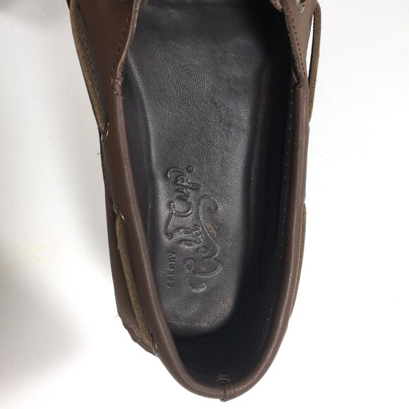 Sperry Gold Cup A/O 2-Eye Boat Shoes Mens Size 10.5 Brown Soft Leather STS24261